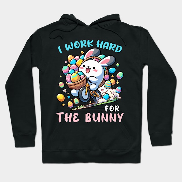 I Worked Hard For The Bunny I Egg Hunting Hoodie by biNutz